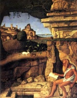 Giovanni Bellini - paintings - Saint Jerome Reading