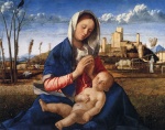 Giovanni Bellini  - Bilder Gemälde - Virgin and Child