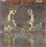 Gustav Klimt  - Peintures - Château Kammer sur le lac d´Attersee