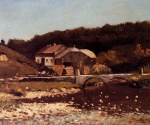 Gustave Courbet  - Peintures - La Ferme De Bonnevaux