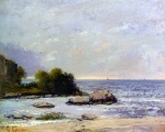 Gustave Courbet  - paintings - Marine de Saint Aubin