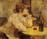 Henri de Toulouse Lautrec  - Peintures - Ivresse