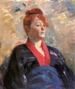 Henri de Toulouse Lautrec  - Peintures - Mme Lili Grenier