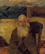 Henri de Toulouse Lautrec  - Peintures - Vieil homme à Céleyran