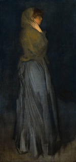 James Abbott McNeill Whistler - Bilder Gemälde - Arrangement in Yellow and Grey (Effie Deans)