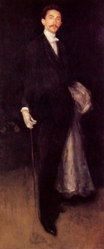 James Abbott McNeill Whistler - Bilder Gemälde - Comte Robert de Montesquiou Fezensac