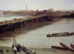 James Abbott McNeill Whistler  - Peintures - Vieux pont de Battersea