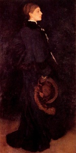 James Abbott McNeill Whistler  - Peintures - Portrait de Mlle Rosa Corder