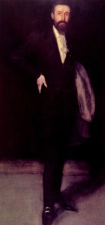James Abbott McNeill Whistler  - Peintures - Portrait de M. Leyland
