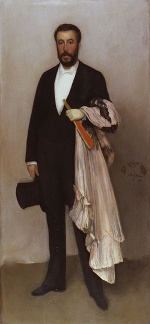 James Abbott McNeill Whistler  - paintings - Portrait of Theodore Duret