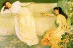 James Abbott McNeill Whistler  - paintings - Symphony in White no3