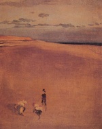 James Abbott McNeill Whistler  - Peintures - La plage à Selsey Bill
