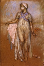 James Abbott McNeill Whistler  - Peintures - La fille esclave grecque