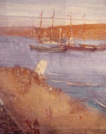 James Abbott McNeill Whistler  - Peintures - Le matin après la révolution (Valparaiso)
