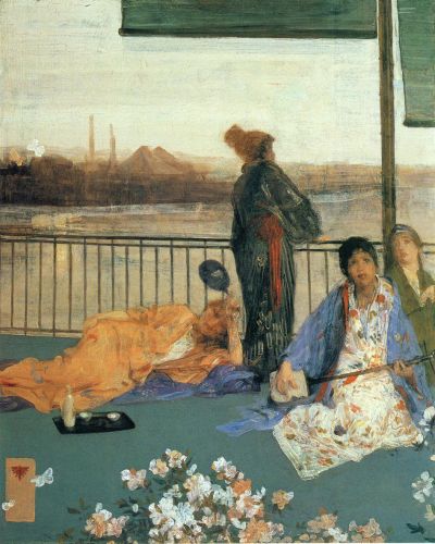 Variations in Flesh Colour and Green (The Balcony)