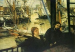 James Abbott McNeill Whistler  - paintings - Wapping on Thames