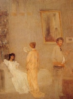 James Abbott McNeill Whistler  - paintings - Whistler in his Studio