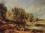 John Constable  - paintings - Stratford Mill