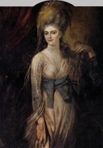 Johann Heinrich Fuessli  - paintings - Portrait of a Young Woman