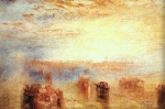 Joseph Mallord William Turner  - Peintures - Approche de Venise