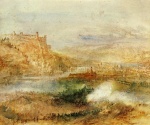 Joseph Mallord William Turner  - Peintures - Rocher d´Ehrenbriet et Coblence