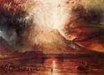 Joseph Mallord William Turner  - paintings - Eruption of Vesuvius