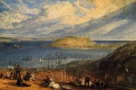 Joseph Mallord William Turner  - paintings - Falmouth Harbour, Cornwall