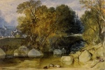 Joseph Mallord William Turner  - Peintures - Pont d´Ivy, Devonshire