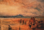 Joseph Mallord William Turner  - Peintures - Les sables de Lancaster 