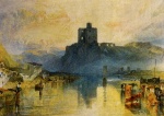 Joseph Mallord William Turner  - Peintures - Norham Castle sur la rivière Tweed