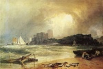 Joseph Mallord William Turner  - Peintures - Château de Pembroke, Galles du Sud (arrive d´un orage)