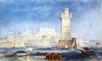 Joseph Mallord William Turner  - Peintures - Rhodes