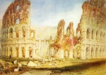 Joseph Mallord William Turner  - paintings - Rome ( The Colosseum)