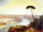 Joseph Mallord William Turner  - paintings - Rome from Mount Aventine