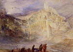 Joseph Mallord William Turner  - Peintures - Santa Sabes et le ruisseau  Kedron