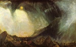 Joseph Mallord William Turner  - paintings - Snow Storm (Hannibal and His Army Crossing the Alps)