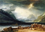 Joseph Mallord William Turner  - Peintures - Le lac de Thun, Suisse