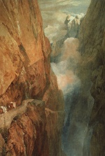 Joseph Mallord William Turner  - Peintures - Le Passage du Saint-Gothard