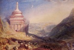 Joseph Mallord William Turner  - Peintures - Vallée du torrent de Kédron