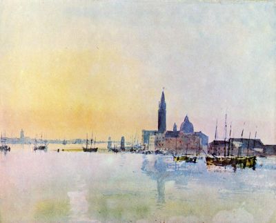 Venice (San Guirgio from the Dogana at Sunrise)