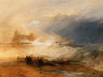 Joseph Mallord William Turner  - Peintures - Remorqueurs (Côte de Northumberland)