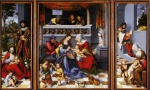 Lucas Cranach  - paintings - Altar Of The Holy Family (Torgau Altar)