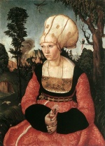 Lucas Cranach  - paintings - Portrait of Anna Cuspinian