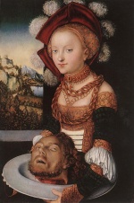Lucas Cranach  - Peintures - Salomé