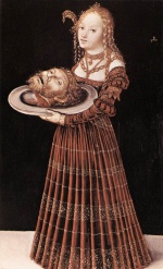 Lucas Cranach  - paintings - Salome with the Head of St John the Baptist