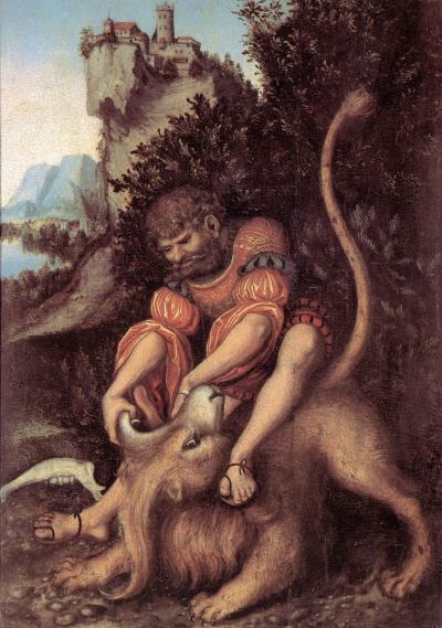 Samsons Fight with the Lion
