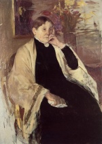 Mary Cassatt  - Peintures - Mme Robert S Cassatt