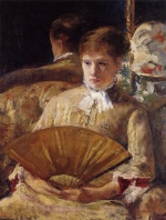 Mary Cassatt  - Peintures - Portrait d'une dame