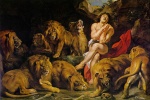 Peter Paul Rubens  - Peintures - Daniel dans la fosse aux lions