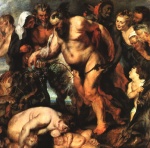 Peter Paul Rubens  - paintings - Drunken Silenus